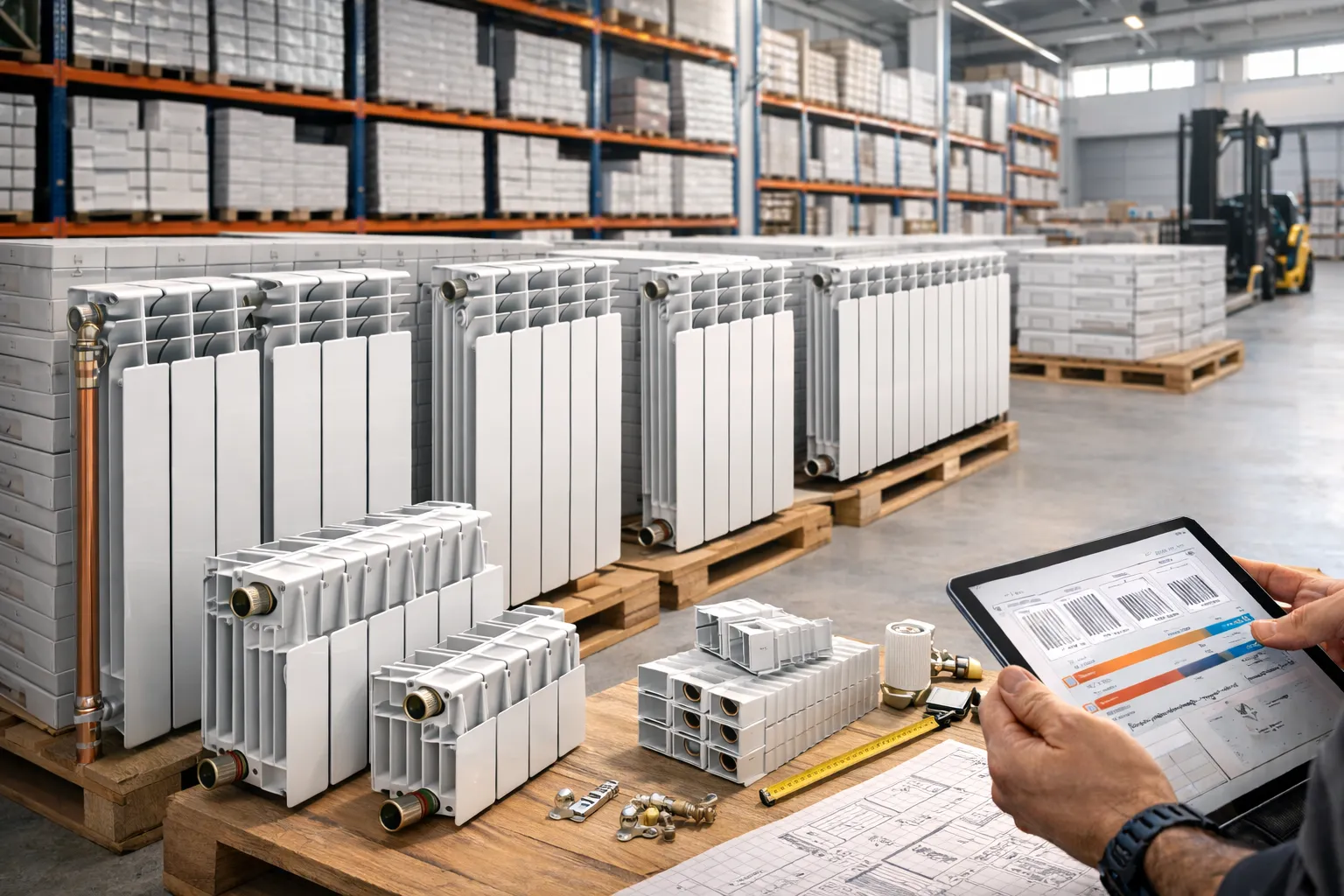 алюминиевые радиаторы отопления оптом склад поставщика радиаторов Казахстан