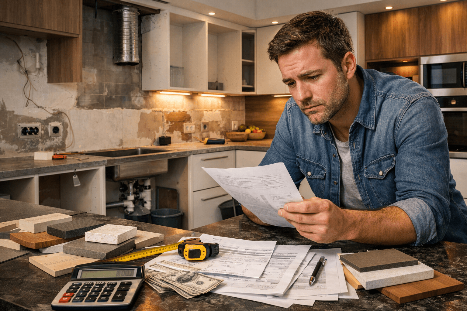 Реальная стоимость ремонта кухни в 2026 году: смета, материалы, кухонный гарнитур, техника и итоговый бюджет под ключ