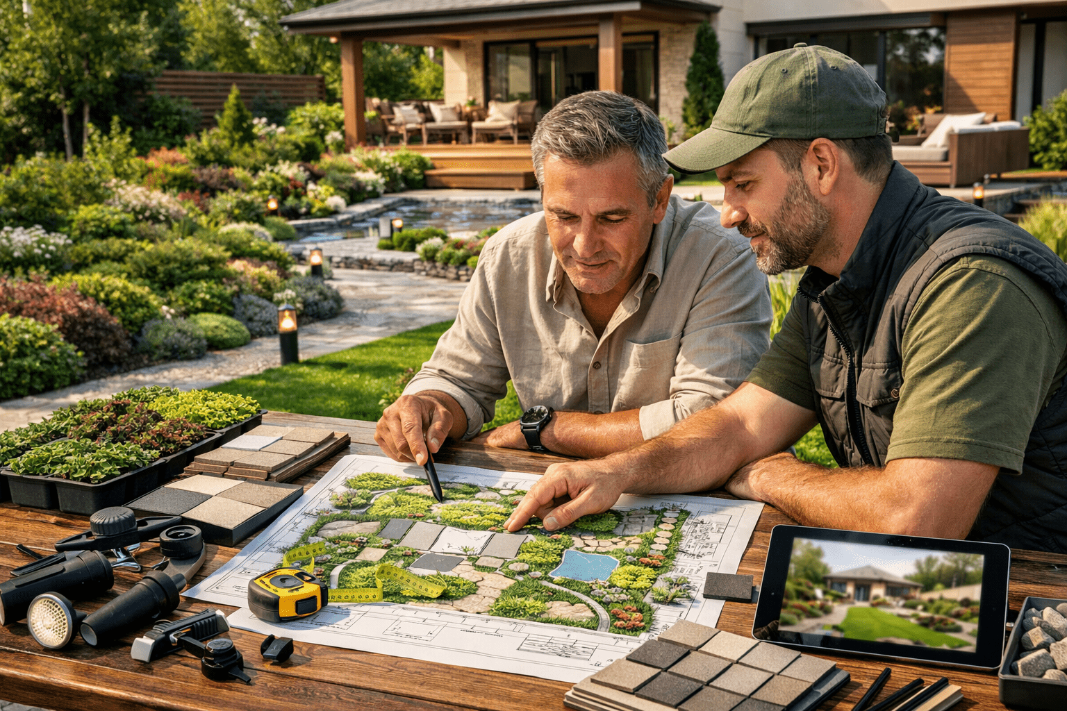 Услуги ландшафтного дизайна участка: проектирование, озеленение и благоустройство частной территории
