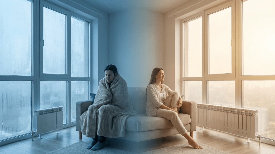 биметаллический радиатор 300 мм под окном в квартире правильный выбор отопления