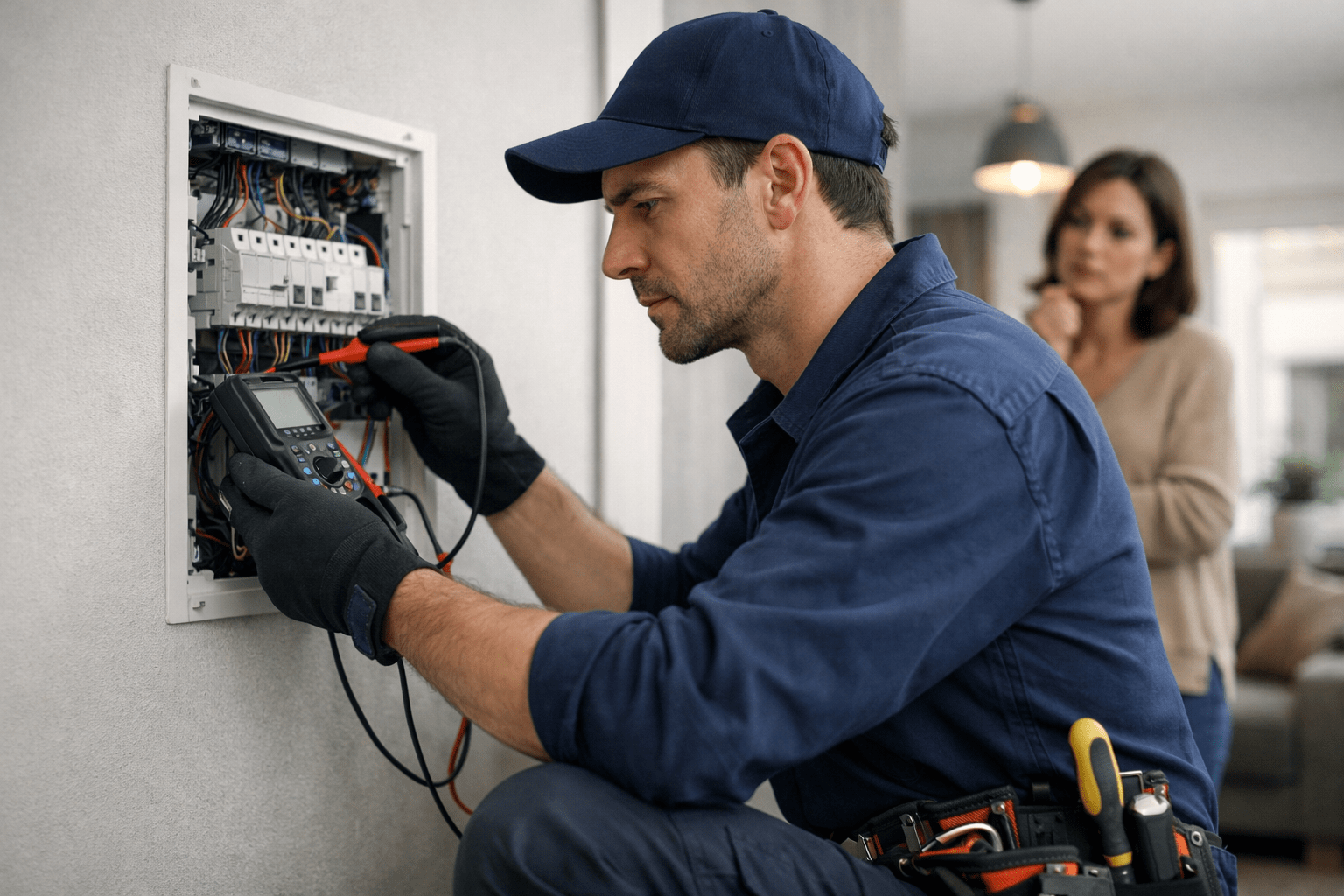 Электрик в Алматы выполняет срочный выезд на дом и проверяет электрику в квартире